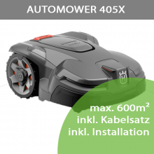 Mähroboter Husqvarna Automower 405X (max. 600m²) inkl. Installation bis 300m²
